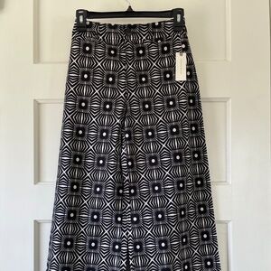 NWT Anthropologie The Ettie High-Rise Wide-Leg Pants by Maeve | S 25